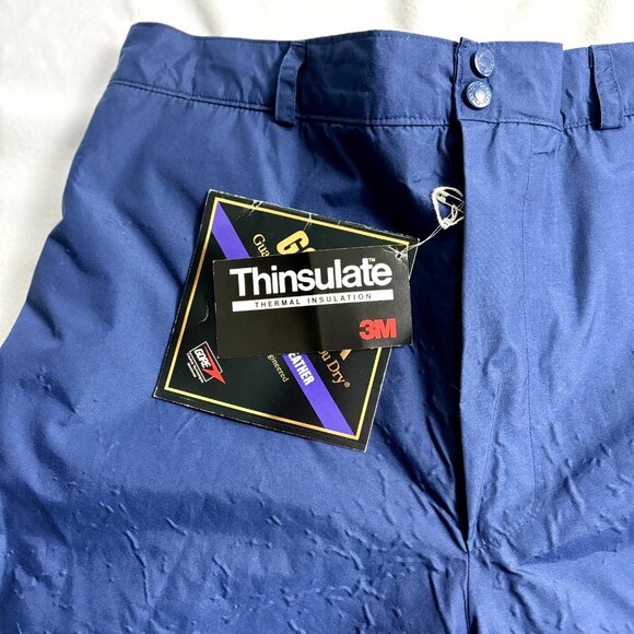 Cabela's Men's Sz 40x32 Blue Gore-Tex Thinsulate Hunting Outdoor Pants w/ Pocket - Picture 1 of 11